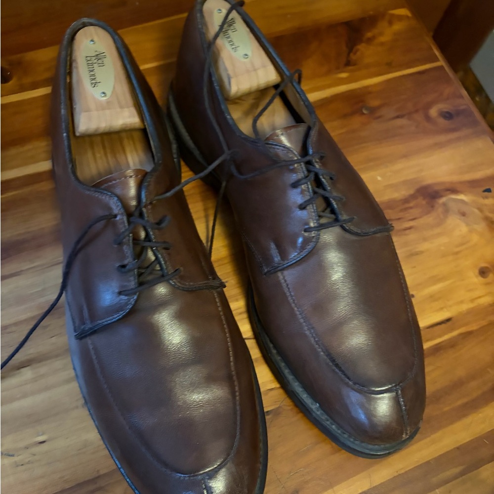 Allen Edmonds Dark Brown Leather Oxfords